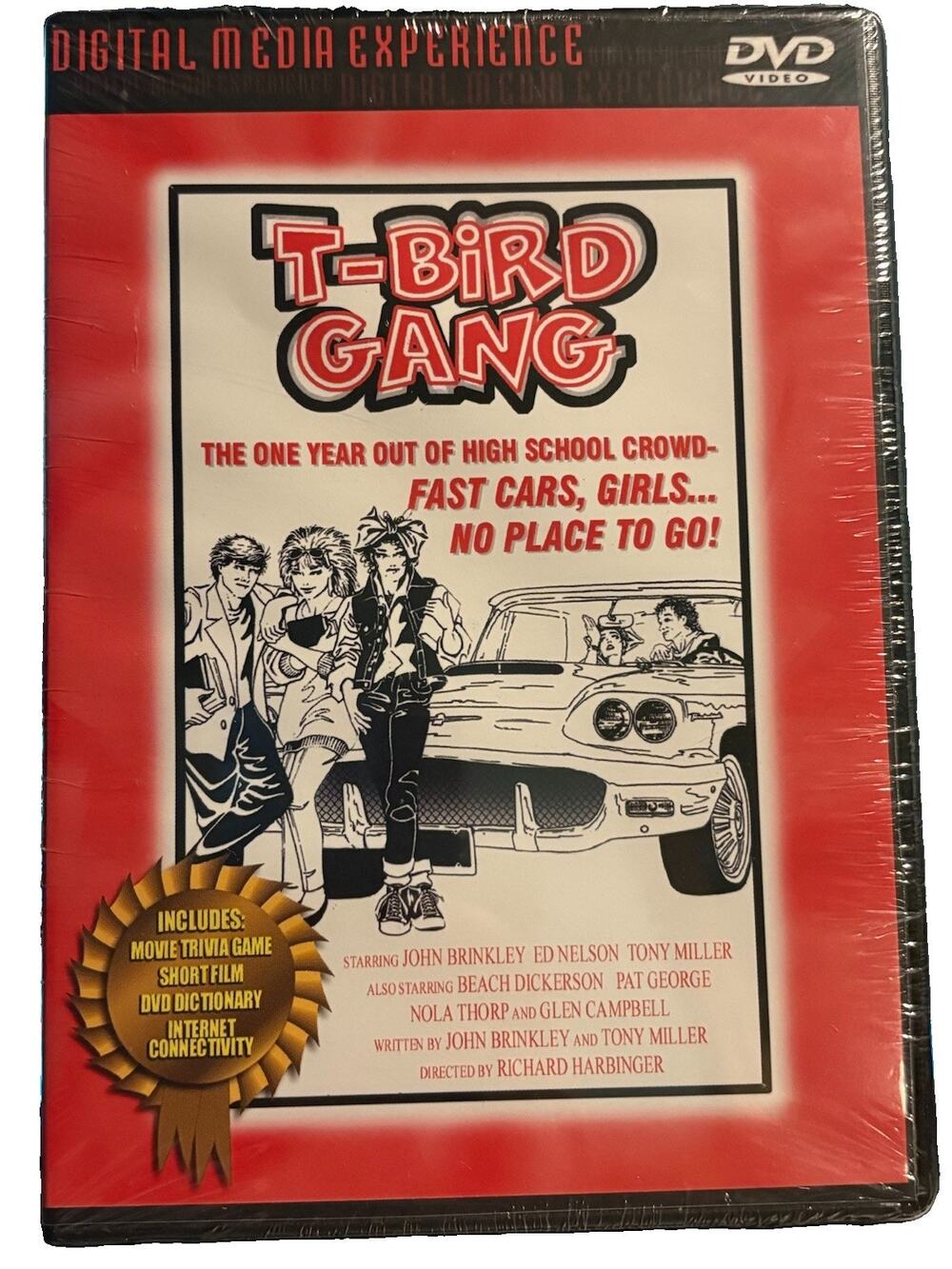 T-Bird Gang 1959 B&W (DVD, 2001) Classic Hot Rod Cars John Brinkley NEW